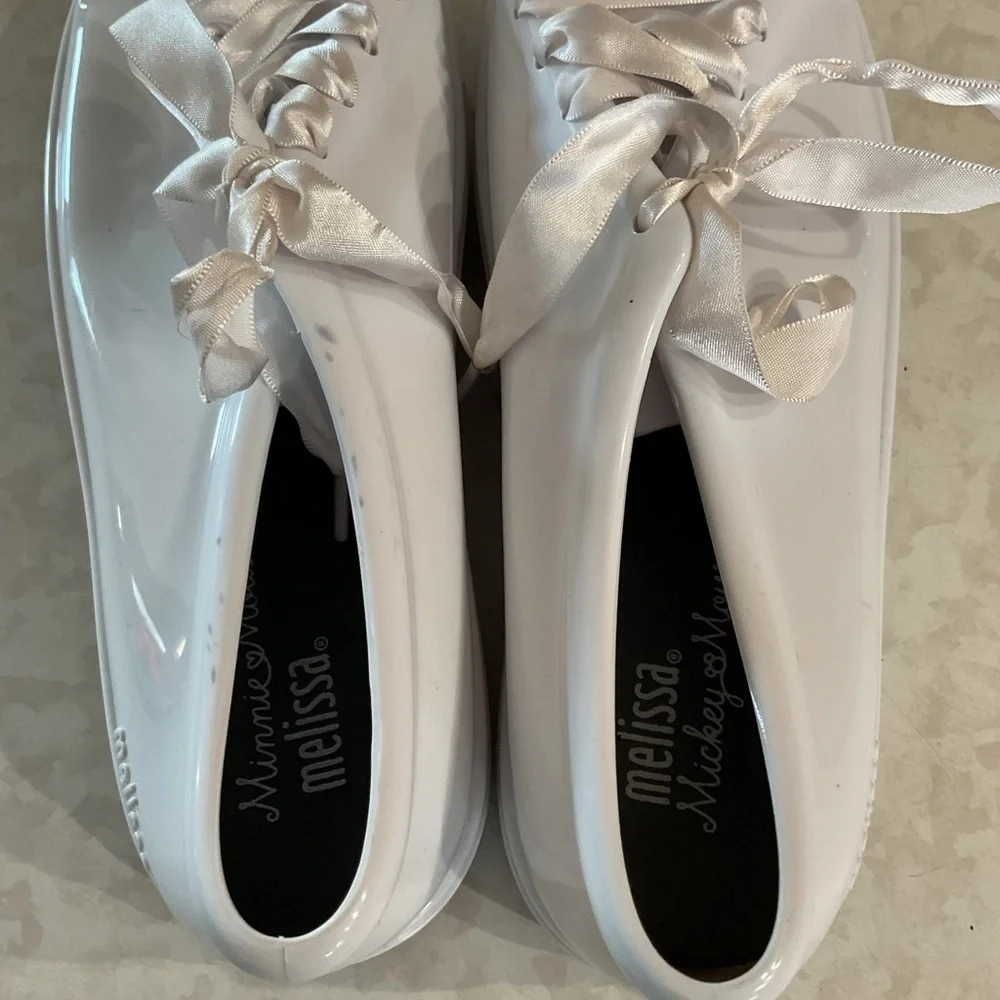 Melissa Minnie Mouse Elegant White Women's Shoes size 8 - Picture 4 of 7
